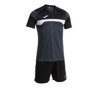 Joma Danubio Iii Short Sleeve Set Noir,Gris XL Homme