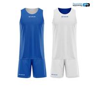 Ensemble maillot et short réversible Givova Bleu 2XL