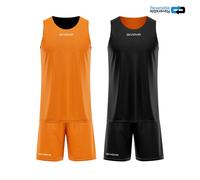 Ensemble maillot et short réversible Givova Orange S