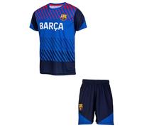 Ensemble Maillot Short Enfant Barça - Collection Officielle FC Barcelone - Taille 14 Ans