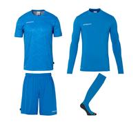 Uhlsport Ensemble de maillot de gardien de but Prediction Bleu 8 ans Unisexe