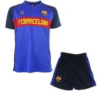 Ensemble Maillot + Short - FC BARCELONE - Collection Officielle - Bleu - Manches Courtes - Mixte 10 ans