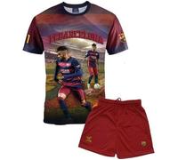 Ensemble Maillot + Short - FC Barcelone - Neymar Jr - Taille Enfant - Polyester - Manches Courtes 14 ans