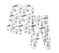 Ensemble Maison Enfant DIY coloriage Dessin véhicules Construction Couleur Amusement Pyjama Doux Deux pièces pour garçon Fille