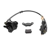 Ensemble maître-cylindre et étrier de frein arrière, système de freinage haute performance et durable pour quads chinois 50cc, 70cc, 90cc, 110cc et 125cc, noir, argent, fer et