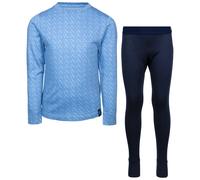 Trespass Alec Long Sleeve Base Layer Set Bleu 11-12 Years Enfants
