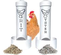 Ensemble mangeoire agrainoir automatique pour poulet, huîtres et grains
