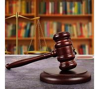 Ensemble marteau de vente aux enchères en bois, marteau de juge et bloc de résonance, gavel en bois premium, parfait pour les avocats, les juges, les ventes aux enchères réunions, les entreprises, les