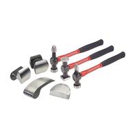 Ensemble marteau et chariot de réparation carrosserie automobile | Outil de voiture 7 pièces for les bosses