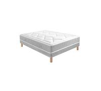 Ensemble Mary Mousse HR 55kg/m3 + Sommier Base Morpho 140x200