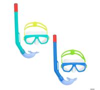 Ensemble Masque et Tube - Bestway - 24018 - Couleur Assortie - Sangle Réglable - Protection UV