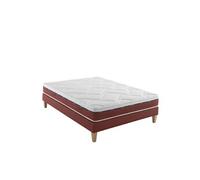 Ensemble matelas 100% latex, sommier et pieds Crépuscule 600 - 150x190