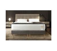 Ensemble matelas 160 x 200 cm vingt-quatre - ressorts ensachés - ep. 24 cm - ferme - sommier gris