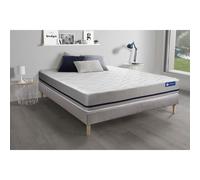 Ensemble matelas 160x200 ACTILATEX SOFT 3zones de confort + sommier KIT gris