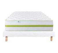 LUXURY LITERIE - Ensemble matelas + sommier - RÊVERIE - 160 x 200 cm - Tapissier - Ferme - Face été/hiver