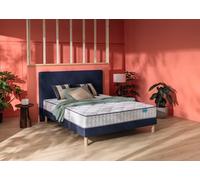 Ensemble matelas 180 x 200 cm et sommier 2 x 90 x 200 cm chine bleu nuit - Merinos Cheer Bed
