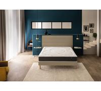 Ensemble matelas 180 x 200 cm + sommier 2 x 90 x 200 cm enduit moka - Bultex ensemble softly