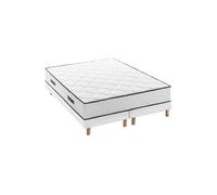 Deko Dream Ensemble matelas + sommiers 180 x 200 cm 27 cm ressorts ensachés 7 zones réversible