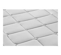 Ensemble matelas 90 x 200 cm Trente - Ressorts ensachés et mémoire de forme - Ep : 30 cm - Equilibré - sommier Gris G