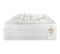 Ensemble matelas 90 x 200 cm Vingt-Huit - Ressorts ensachés et mémoire de forme - Ep : 28 cm - Equilibré - sommier kit Gris G