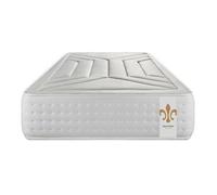 Ensemble matelas 90 x 200 cm Vingt-Quatre - Ressorts ensachés et mémoire de forme - Ep : 24 cm - Ferme - sommier kit Gris