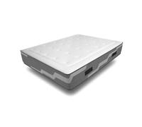 - Ensemble Matelas 90x190cm ressorts Select - accueil mémoire de forme et Sommier kit couleur chêne