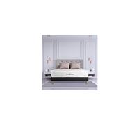 Ensemble matelas a memoire de forme maxi epaisseur Buckingham 140x200 sommier KIT noir