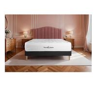 Ensemble matelas à mémoire de forme maxi épaisseur Buckingham 160x200 sommier KIT noir G