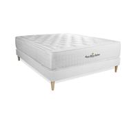 Ensemble matelas à mémoire de forme maxi épaisseur Buckingham 160x200 sommier KIT
