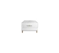 Ensemble Matelas à mémoire de forme maxi épaisseur Buckingham 90x190 sommier KIT blanc