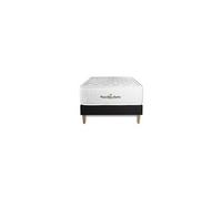 Ensemble Matelas a memoire de forme maxi epaisseur Buckingham 90x190 sommier KIT noir