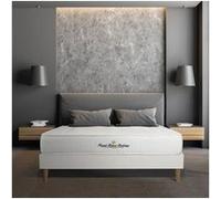 Ensemble matelas a memoire de forme Nottingham 180x200 sommier KIT blanc