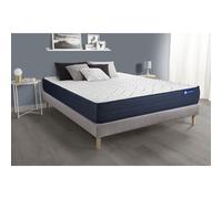 Ensemble matelas ACTIFLEX LIFE 160x200 Ressorts ensachés et Mémoire de forme 5zones de confort + sommier KIT gris