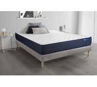 Ensemble matelas ACTILATEX LIFE 140x200 Latex et Mémoire de forme 5zones de confort + sommier KIT gris G