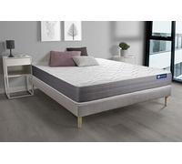 Ensemble matelas ACTIMEMO DREAM mémoire de forme 140x190 cm 5zones de confort + sommier KIT gris
