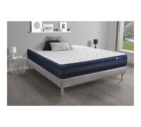 Ensemble matelas ACTIMEMO TECH 180x200 Memoire de forme Maxi epaisseur 5zones de confort + sommier KIT gris