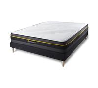Ensemble matelas et sommier Sleepfit Ensemble 160x200 matelas ACTIVE + sommier kit noir