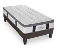 Ensemble Matelas Altesse Mousse Accueil Mémoire de Forme Ferme et sommier en kit 90x190cm