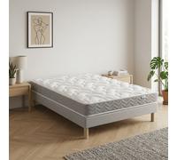 Ensemble Matelas Botaniste 100% Latex + Sommier Base Morpho 140x200