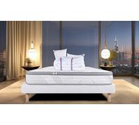 Ensemble matelas de 26 cm et sommier de 13 cm : 140 x 190 cm / Matelas + Sommier