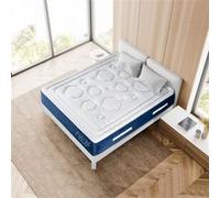 Ensemble Matelas DOLCE VITA et Sommier SÉLÉNA - Blanc - 160x200 cm G
