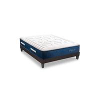 Ensemble Matelas Dolce Vita Ressorts ensachés Accueil mémoire et sommier en kit - 200 x 200 cm
