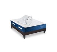 Ensemble Matelas Dolce Vita Ressorts ensachés Accueil mémoire + sommier + accessoires - 140 x 190