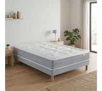 Ensemble Matelas Douces Nuits Laly 100% Latex + Sommier Base Ferme 160x200