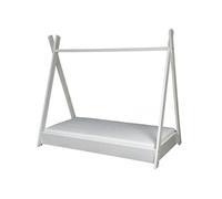 Ensemble matelas ECO+Lit tente 160x80cm blanc