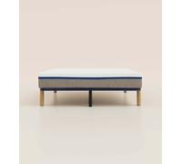 Ensemble matelas et sommier - 120x200 cm - Fabriqué en France - Matelas avec sommier à lattes - Tediber