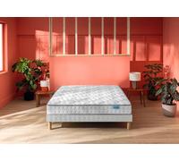Ensemble matelas et sommier 90 x 200 cm blanc - Merinos Morning Routine