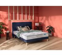 Ensemble matelas et sommier 90 x 200 cm chine bleu nuit - Merinos Cheer Bed