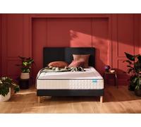 Ensemble matelas et sommier 90 x 200 cm chine gris anthracite - Merinos Beauty Bed