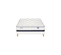 Ensemble matelas et sommier L'INEDIT Hybride 140x200 Ferme H27
